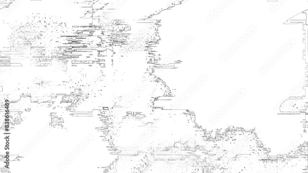 Grunge textures and drawings animation on white background Grunge textures and drawings animation on white background