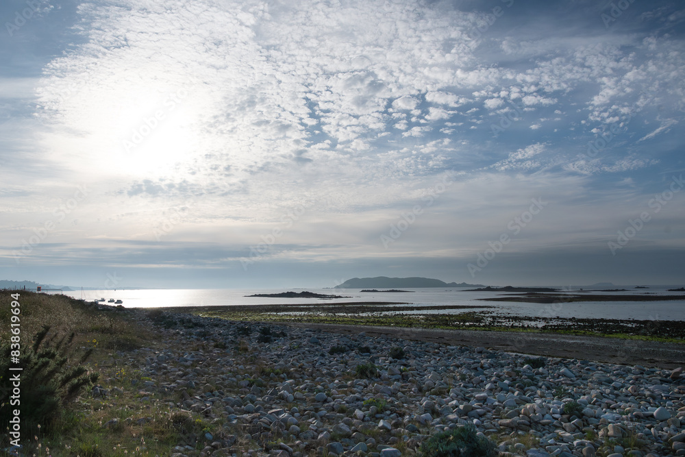 Joli paysage de mer à Trélévern en Bretagne Joli paysage de mer à Trélévern en Bretagne
