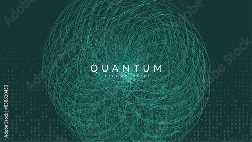 Big Data Background. Intelligence concept: futuristic computer. Cover of dots with a backdrop of velocity. Mobile analytics for global information security. Artificial Background.