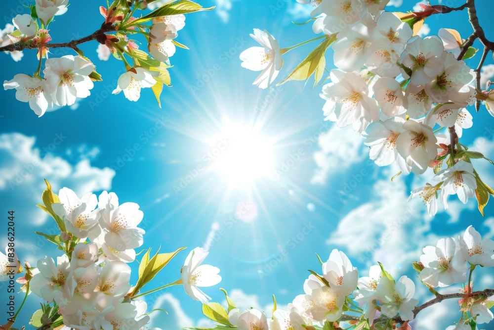 white blossom in spring white blossom in spring