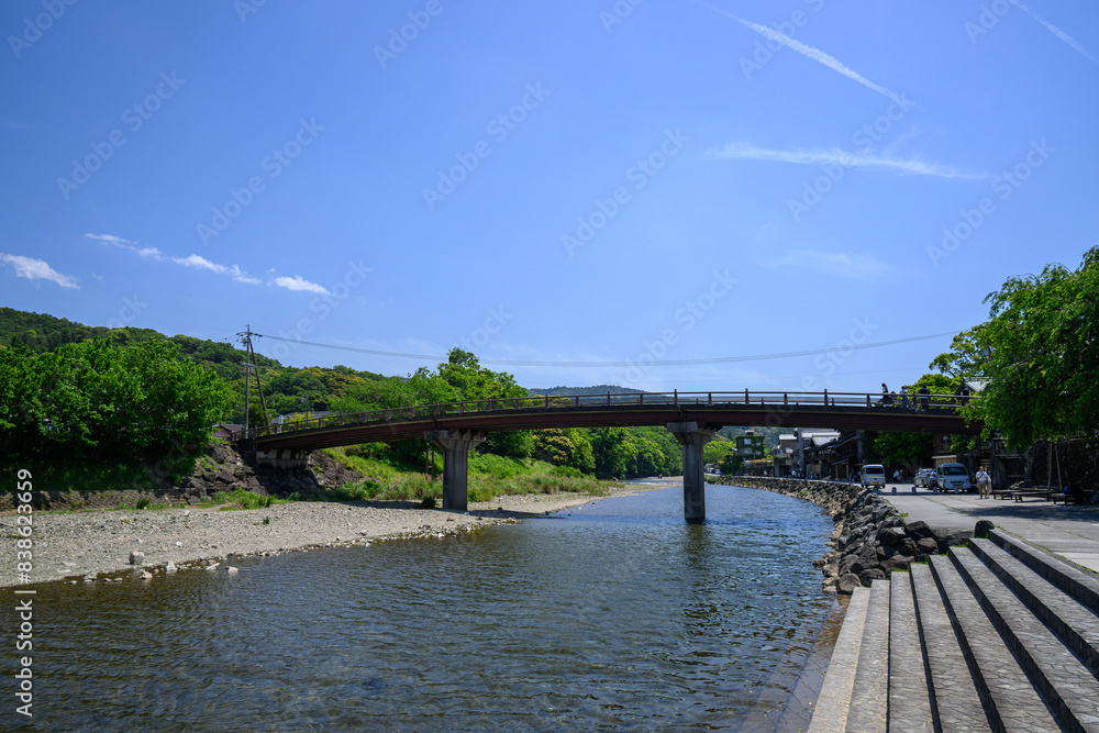 Fototapeta premium 川に架かる橋