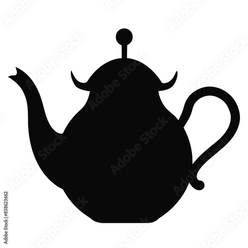 teapot isolated on a white background