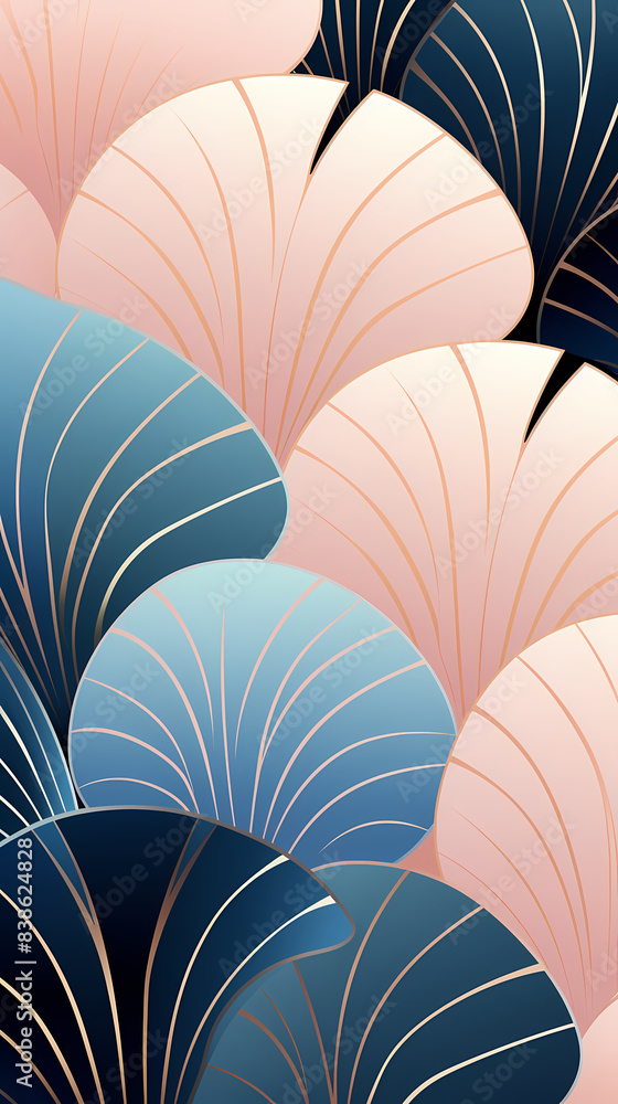 Seamless petals pattern