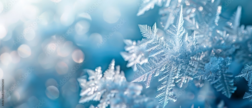 Macro shot of intricate frost patterns on glass, Macro shot of intricate frost patterns on glass,