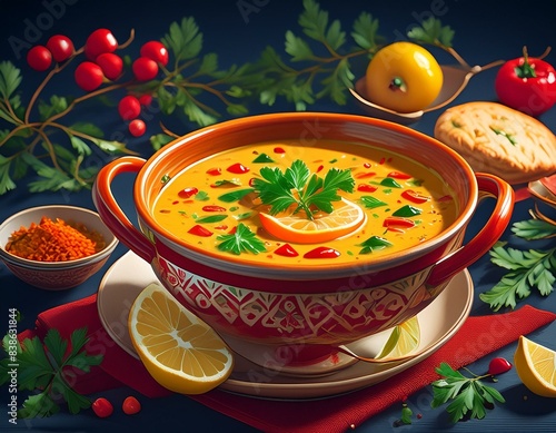 Delicious Mulligatawny Soup for Foodie Posters photo