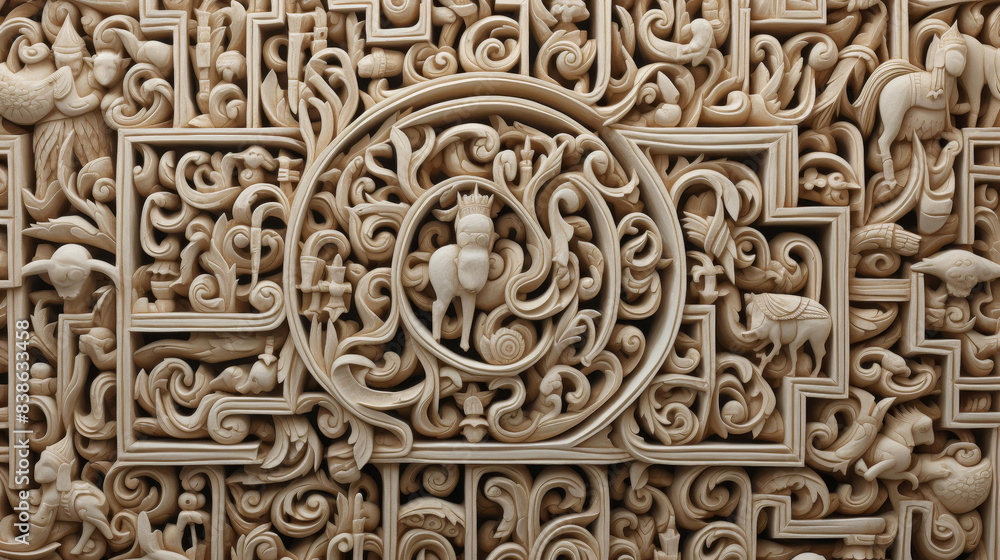 A classic maze design featuring muted tones, flat texture, intricate details, and high resolution for a captivating visual experience. A classic maze design featuring muted tones, flat texture, intricate details, and high resolution for a captivating visual experience.