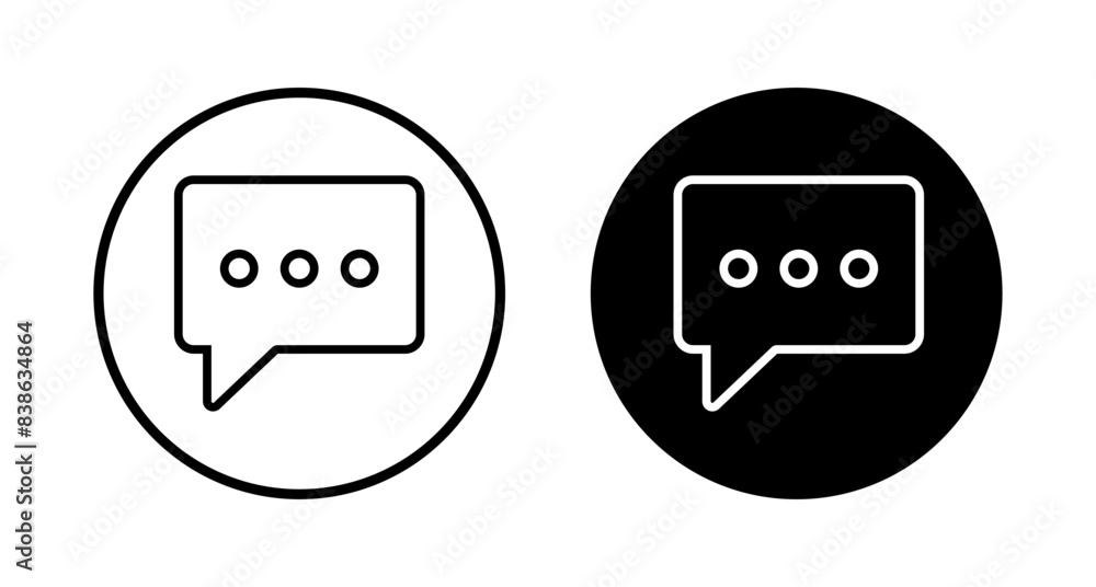 Chat icon vector isolated on white background. Chat vector icon. Speech bubble. message. contact us Chat icon vector isolated on white background. Chat vector icon. Speech bubble. message. contact us