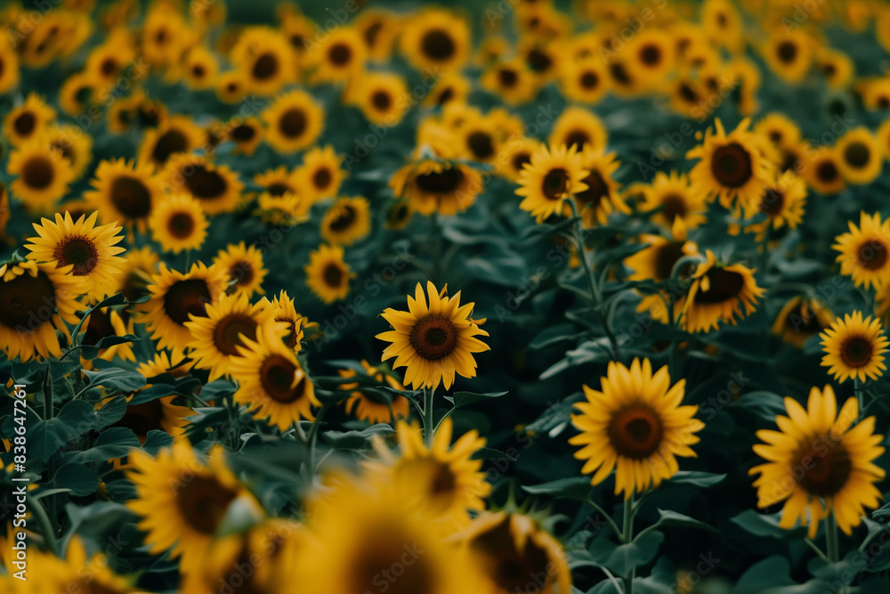 Joyful Journey Through Vibrant Sunflower Fields Joyful Journey Through Vibrant Sunflower Fields