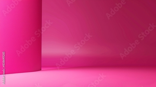 Solid deep pink background .