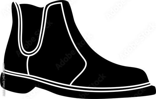 chelsea boots vector illustration