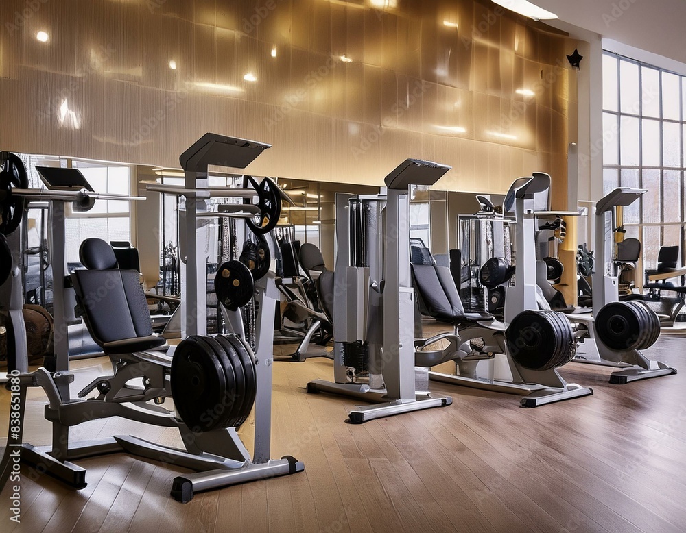 Obraz premium gym exercise room