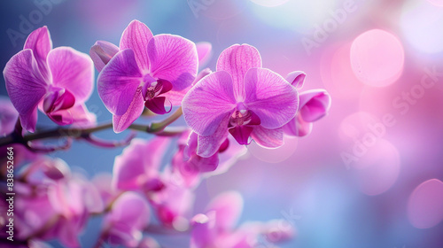 Solid medium orchid background .