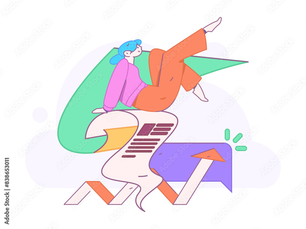 Internet financial management investment flat vector concept operation hand drawn illustration
Internet financial management investment flat vector concept operation hand drawn illustration