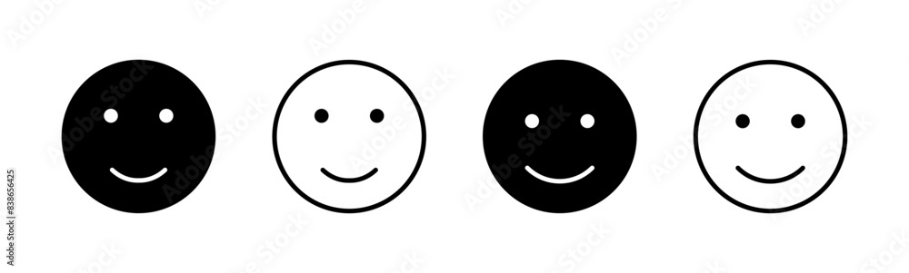 smile icon set. smile emoticon icon. feedback smile icon set. smile emoticon icon. feedback