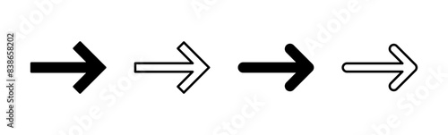 Arrow icon set. Arrow symbol. Arrow sign for your web design.