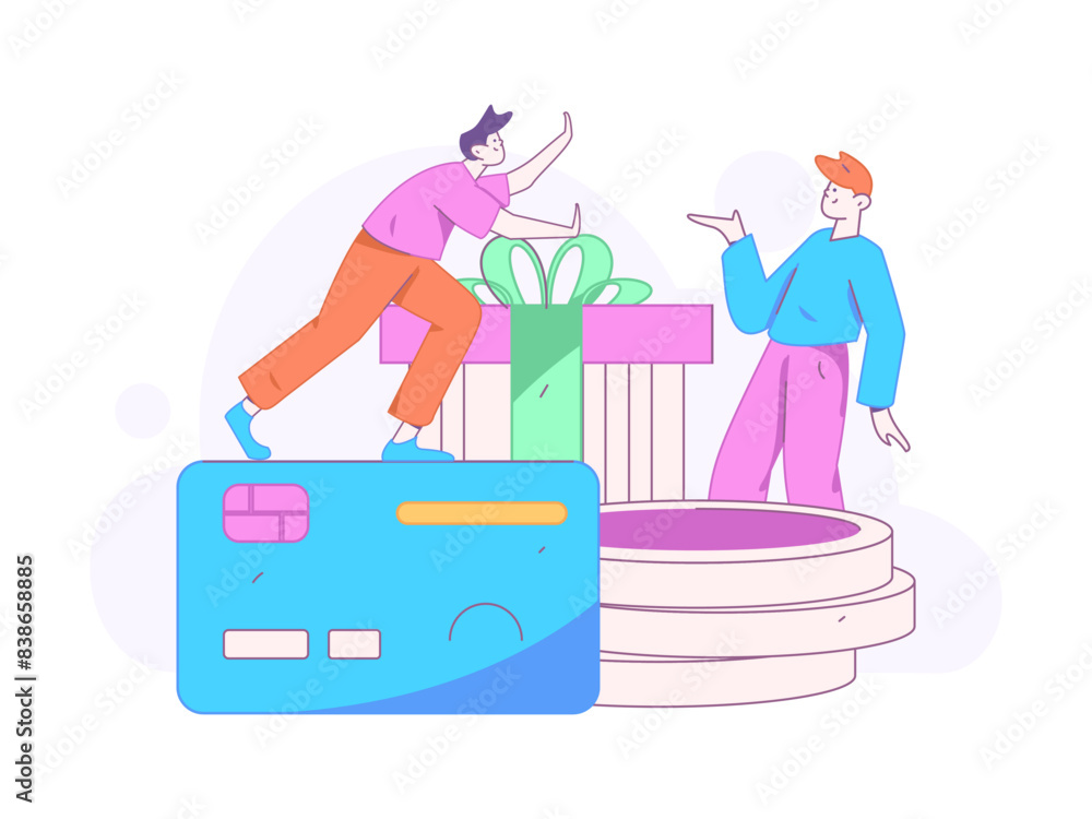 Internet financial management investment flat vector concept operation hand drawn illustration
Internet financial management investment flat vector concept operation hand drawn illustration