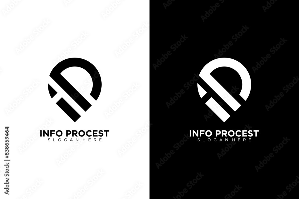 IP Letter Logo, PI logo Design Template Vector Illustration IP Letter Logo, PI logo Design Template Vector Illustration