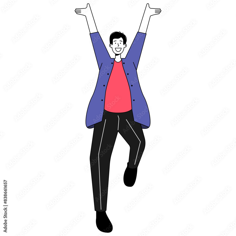 Happy People Illustration Happy People Illustration