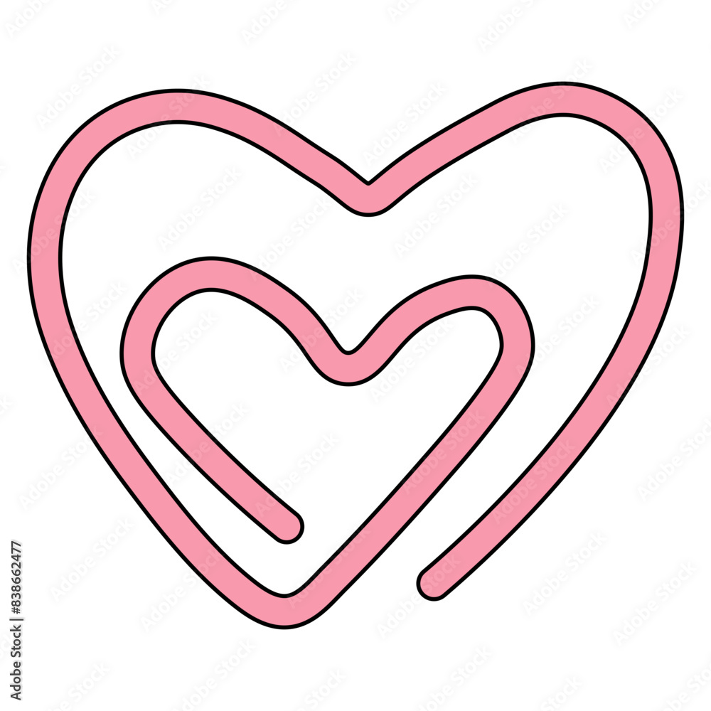 Flat Paper Clip Element Flat Paper Clip Element
