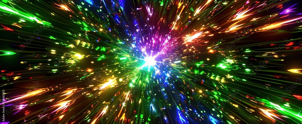 Fototapeta premium bright multicolored abstract background in the style of computer games 