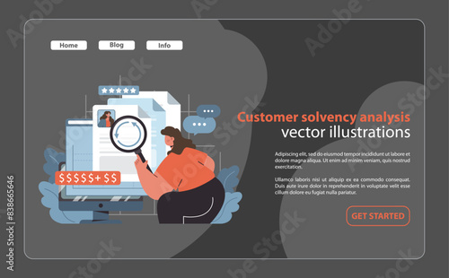 Customer Solvency Analysis. Analyzing financial profiles and creditworthiness