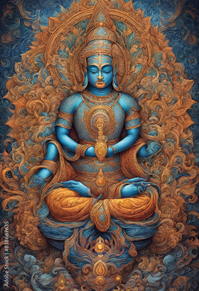 Obraz premium statue of buddha