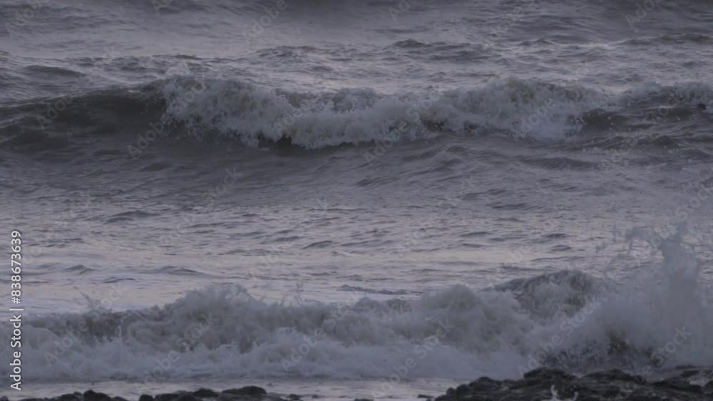 sea waves at beach_carter Road Bandra sea waves at beach_carter Road Bandra