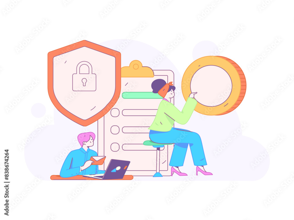 Internet financial management investment flat vector concept operation hand drawn illustration
Internet financial management investment flat vector concept operation hand drawn illustration