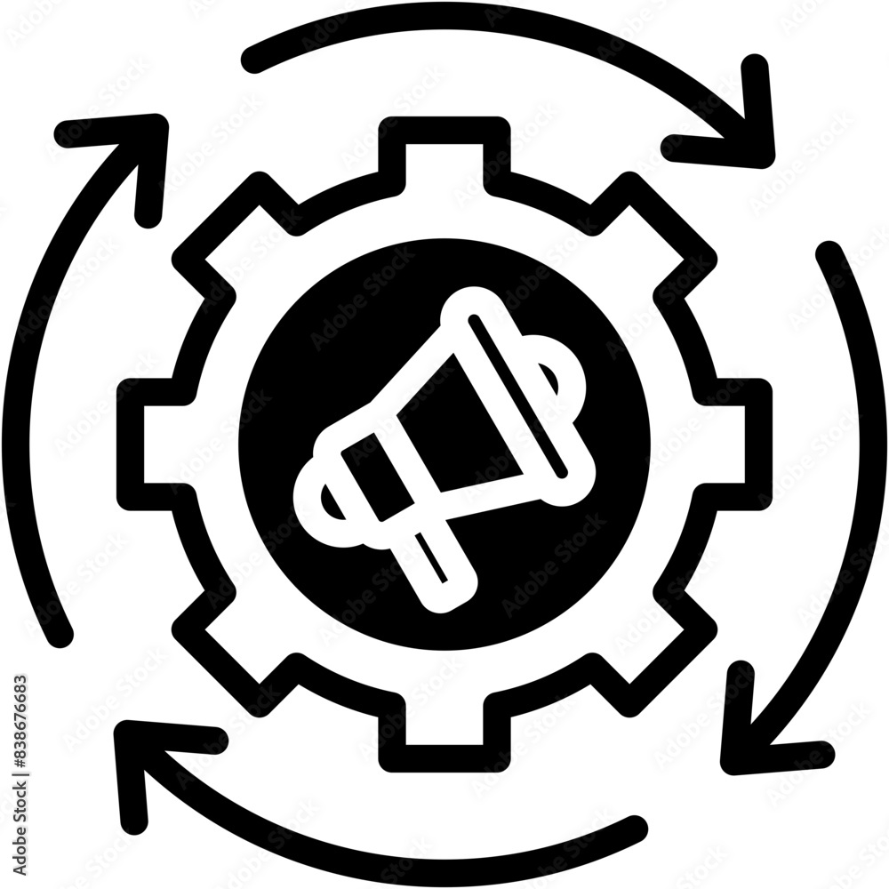 Marketing Automation Icon Marketing Automation Icon