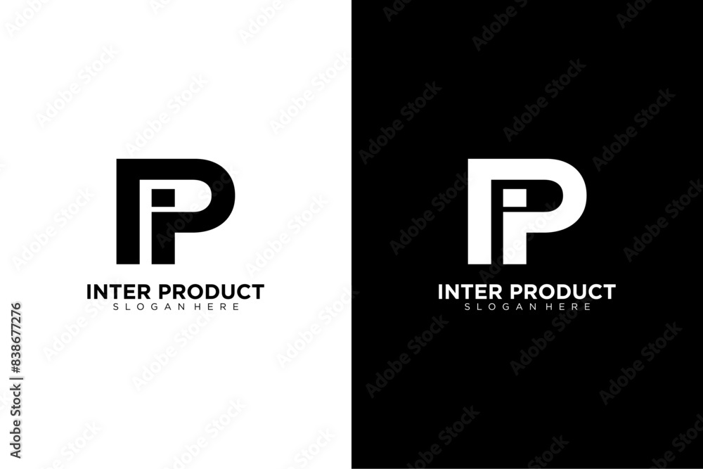 IP Letter Logo, PI logo Design Template Vector Illustration IP Letter Logo, PI logo Design Template Vector Illustration