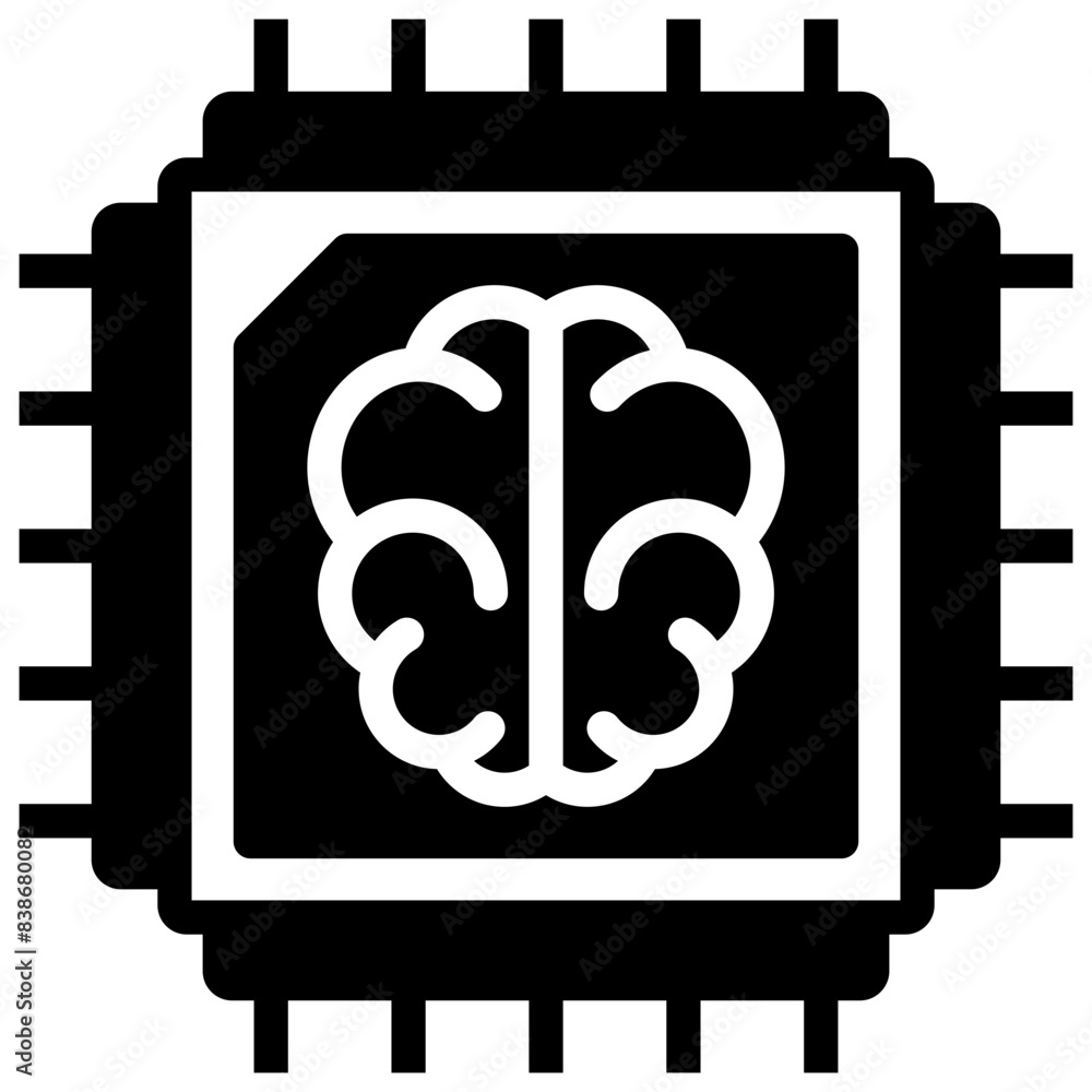 Fototapeta premium Chip Icon