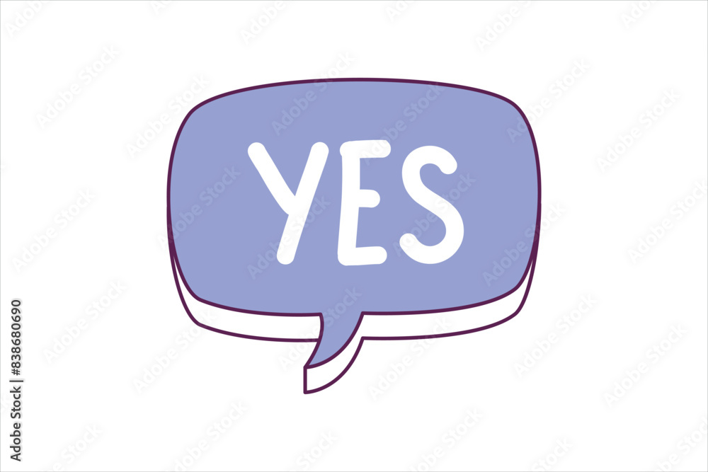 Wrong Yes Flat Sticker Design Wrong Yes Flat Sticker Design