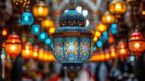 modern beautiful minimalistic eid ul azha eid ul fitr ramadan Mubarak Islamic lantern celebration background   © Ghulam