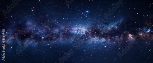 Night sky with Milky Way flowing through it milky way that perfo