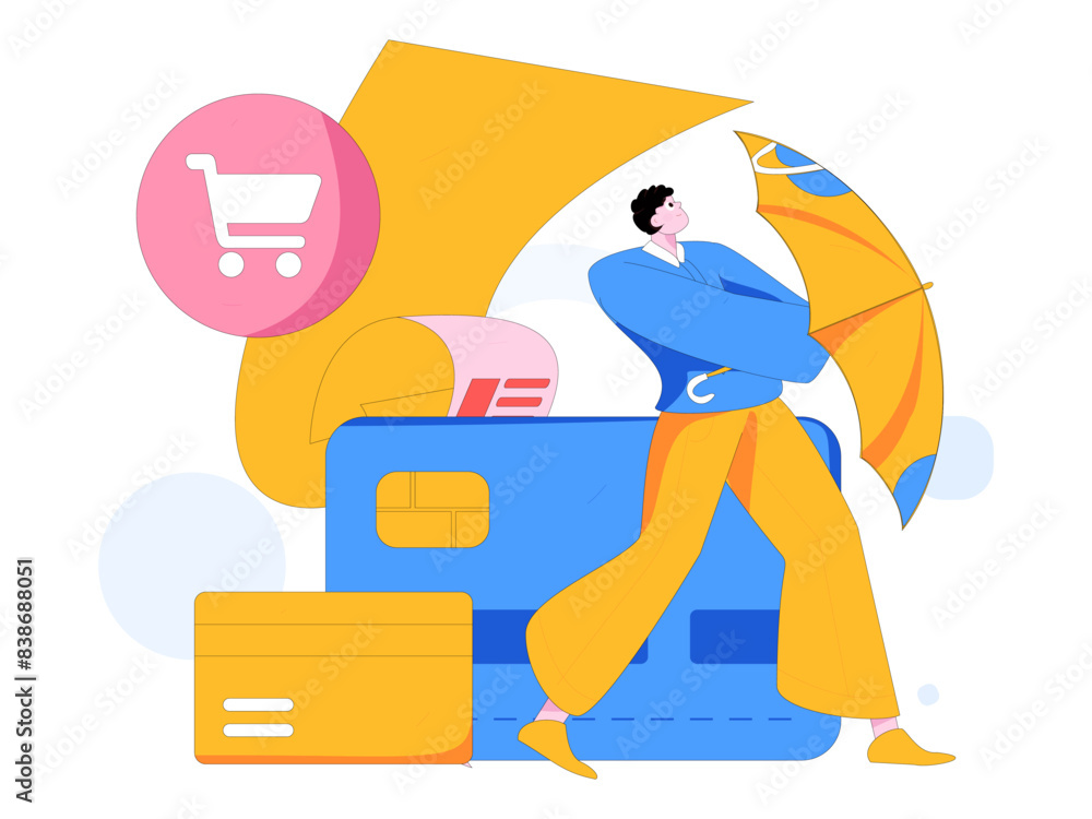 Internet financial management investment flat vector concept operation hand drawn illustration
Internet financial management investment flat vector concept operation hand drawn illustration