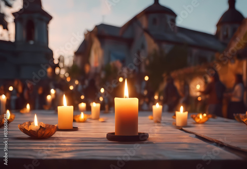 candles in church © Pablo Jeffs
