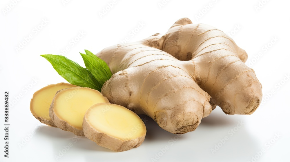 Ginger isolated on white background Ginger isolated on white background