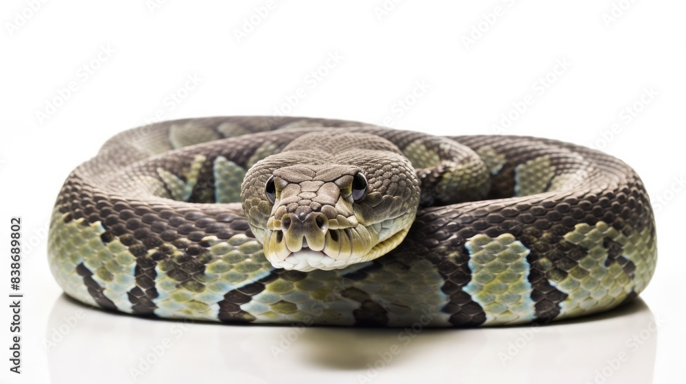 Snake isolated on white background Snake isolated on white background