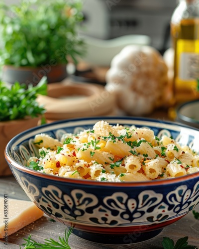 Creamy Pasta with Parmesan and Parsley photo