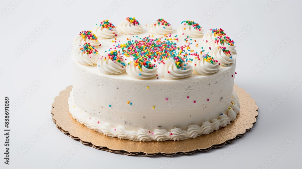 Delicious cake Isolated on white background Delicious cake Isolated on white background
