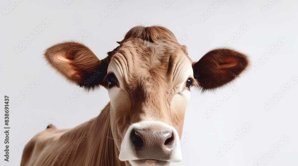 Cow Isolated on white background Cow Isolated on white background