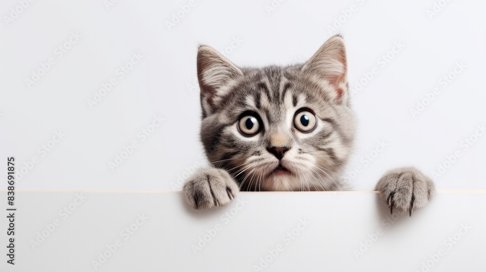Cute cat Isolated on white background Cute cat Isolated on white background