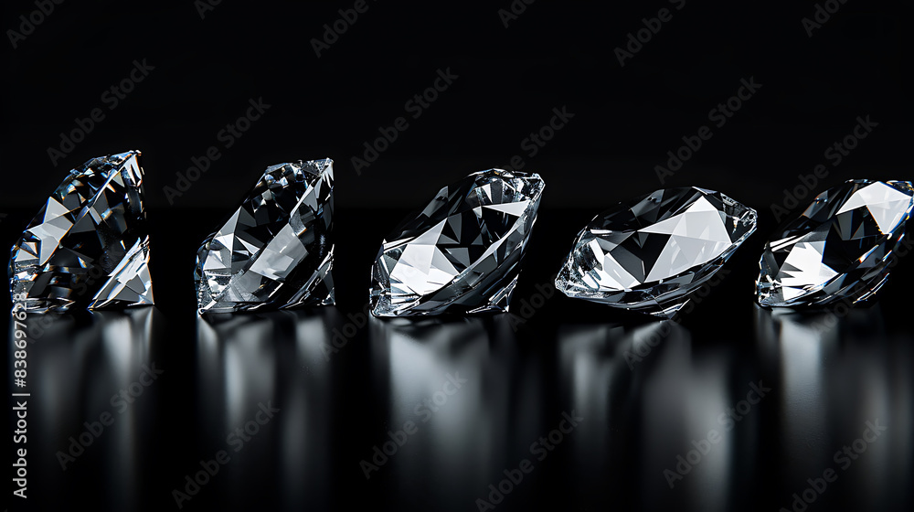 Diamonds, the beauty of precious gems Diamonds, the beauty of precious gems