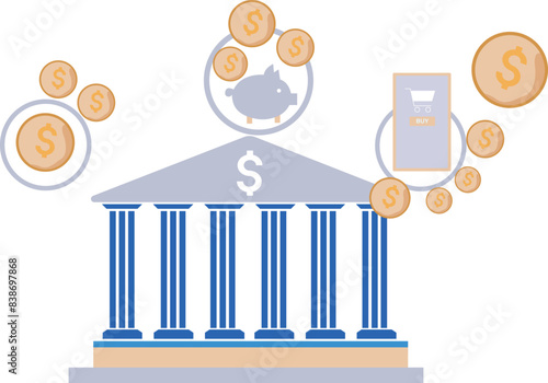 Money is safe in the bank.