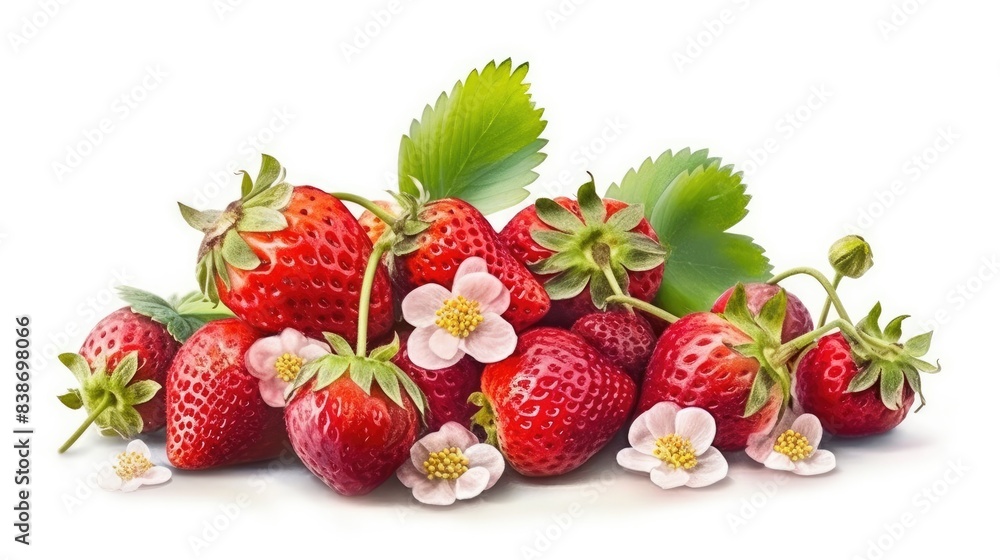 Strawberry Fruit Isolated on white background Strawberry Fruit Isolated on white background