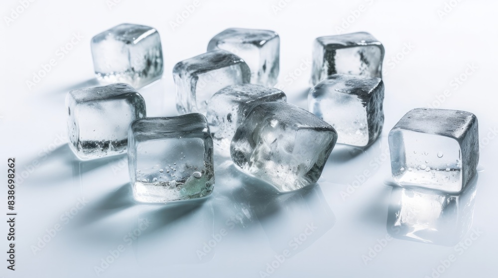 Ice cube Isolated on white background Ice cube Isolated on white background