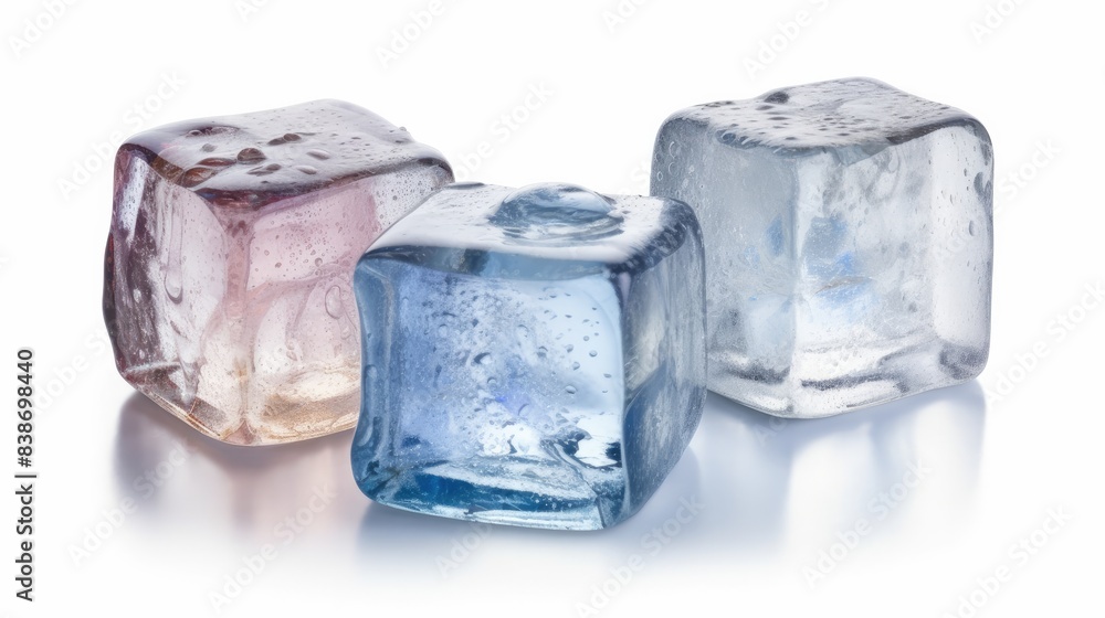Ice cube Isolated on white background Ice cube Isolated on white background