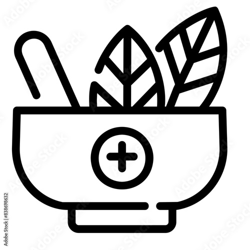 pestle outline icon