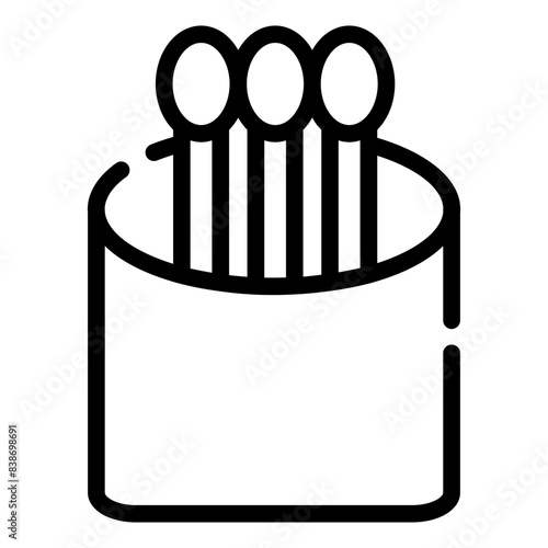 swabs outline icon