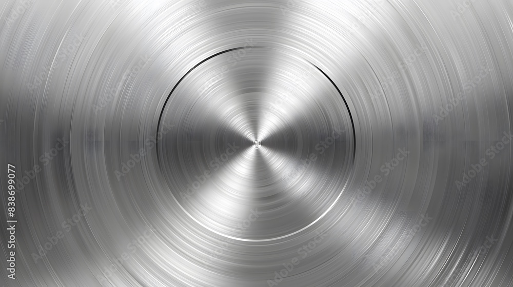 Circular Silver Abstract metal texture background, polished round plate design surface. Circular Silver Abstract metal texture background, polished round plate design surface.